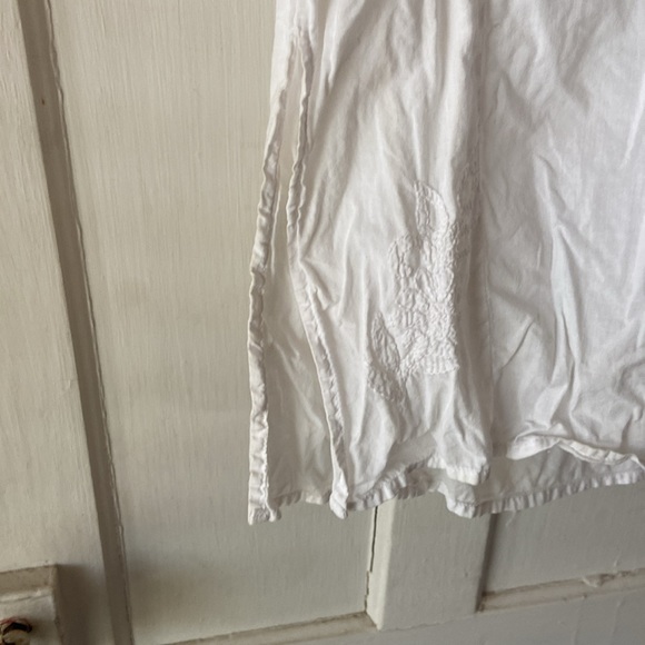 White APC Madras Indian-style shirt/tunic- size small - Picture 3 of 6